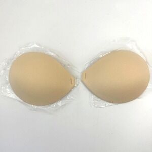 BOOMBA Magic Padded Sticky Bra Sand Size AA Adhesive Strapless Backless new open